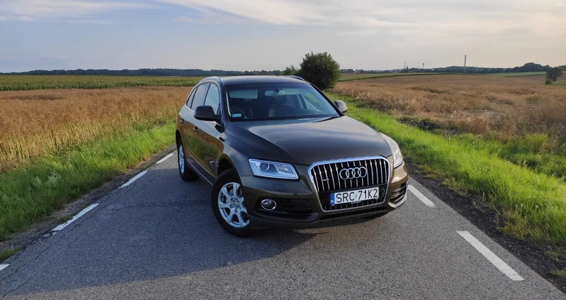 Audi Q5 cena 71900 przebieg: 129000, rok produkcji 2012 z Racibórz małe 326